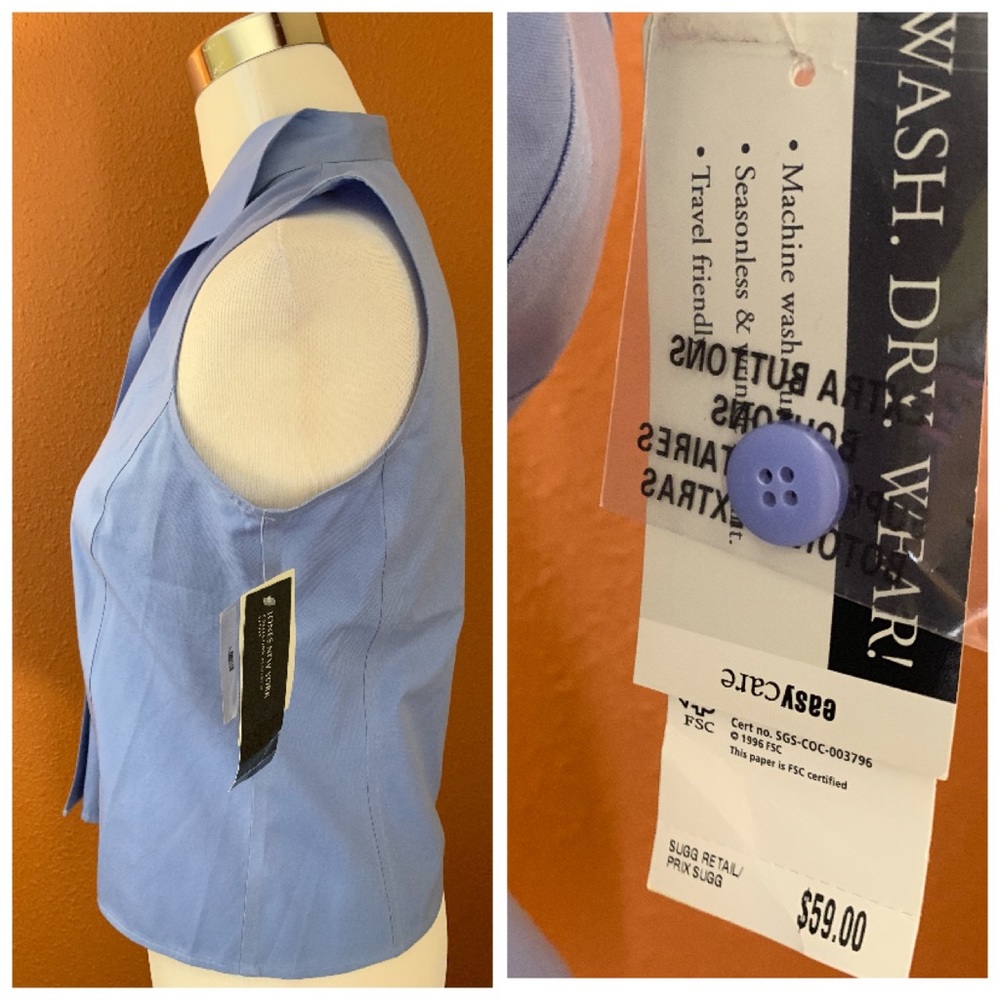 Jones New York Sleeveless Top - Picture 3 of 7